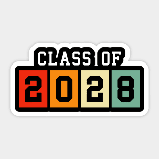 Class Of 2028 Graduation Seniors 2028 School Future Graduate Sticker